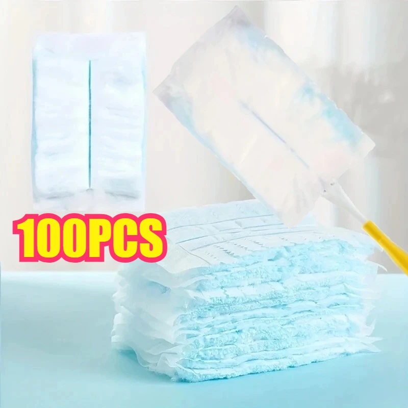 Microfiber Disposable Duster Refills Handle Replacement Heads Duster Cloths for Home Furniture Blinds Car Surface Clean Tool