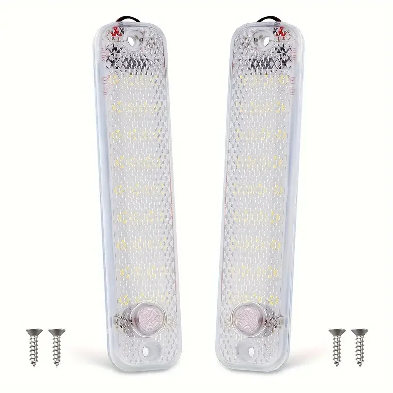 

Ультра-яркий автомобильный купольный светильник 36LED 12–80 В с переключателем — энергосберегающая лампа для чтения для фургона, автобуса, автофургона, грузовика, прицепа, кемпера