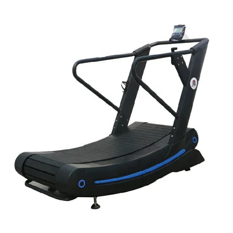 Commercial unpowered mechanical treadmill running machine