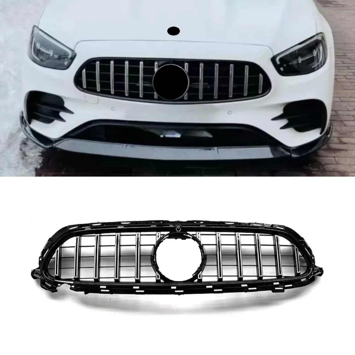 

Решетка переднего бампера автомобиля Решетка передняя решетка для Mercedes Benz E-Class W213 Комплект кузова Автомобильные аксессуары