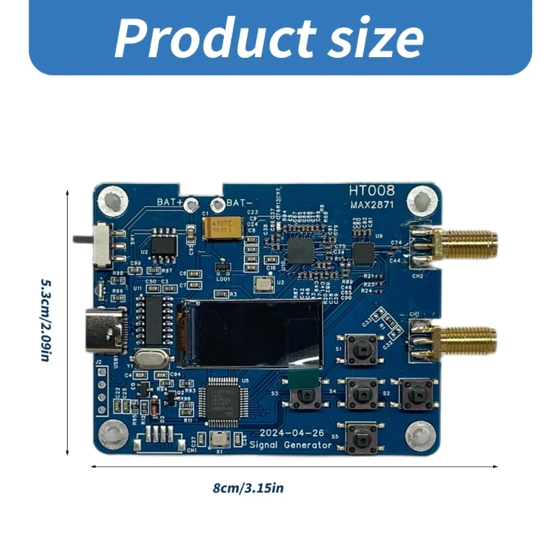 HT008 23.5-6000MHz RF Source Module ,Consists of MAX2871, Serial Control