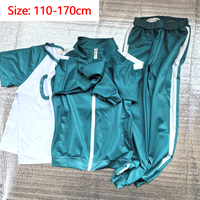 In Stock Calamari Game Cosplay Costume 456 230 001 Thanos Tracksuit Jacket T-shirt Pants Suit Teenager Adult Sweatshirt Hallowee