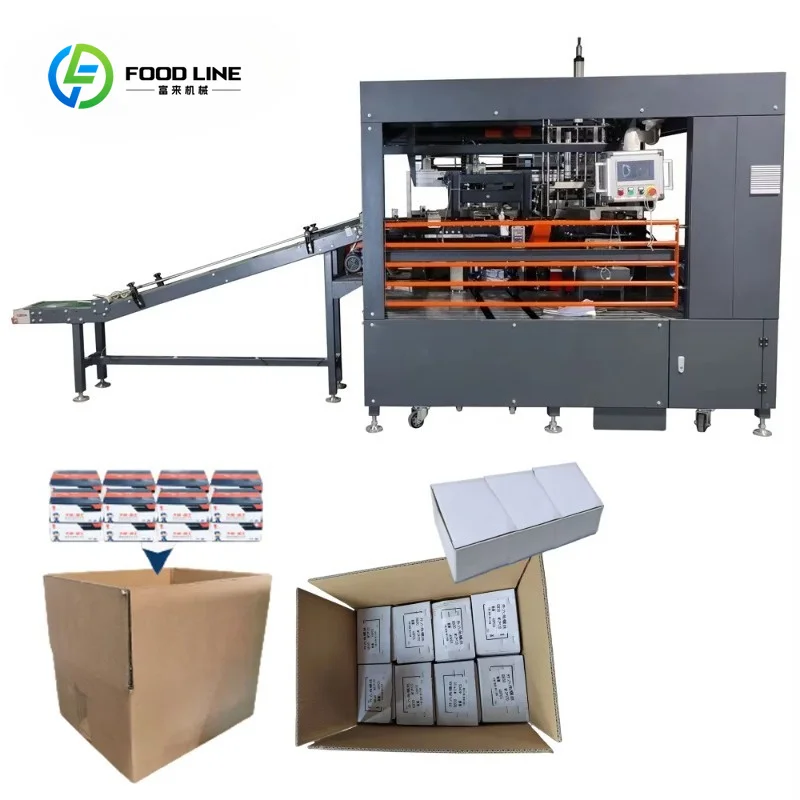 Customized Automatic Carton Erector Opener Machine-High-Speed 12-22Box/Min 380V/220V Easy Operation Forming Filling