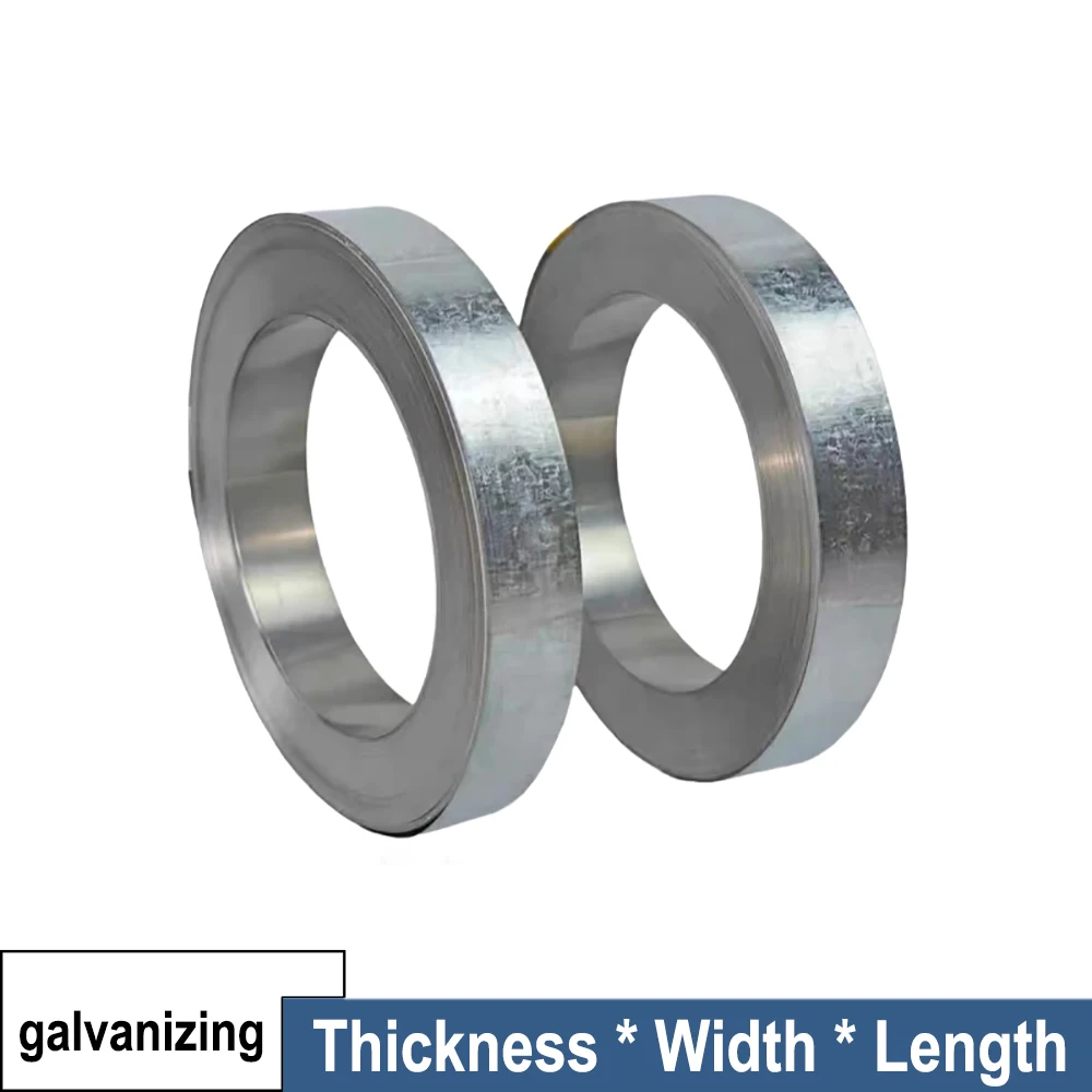 

5Meters 10Meters Steel Strip Galvanized Iron Coil Strips Roll Width 6mm-200mm Custom Size