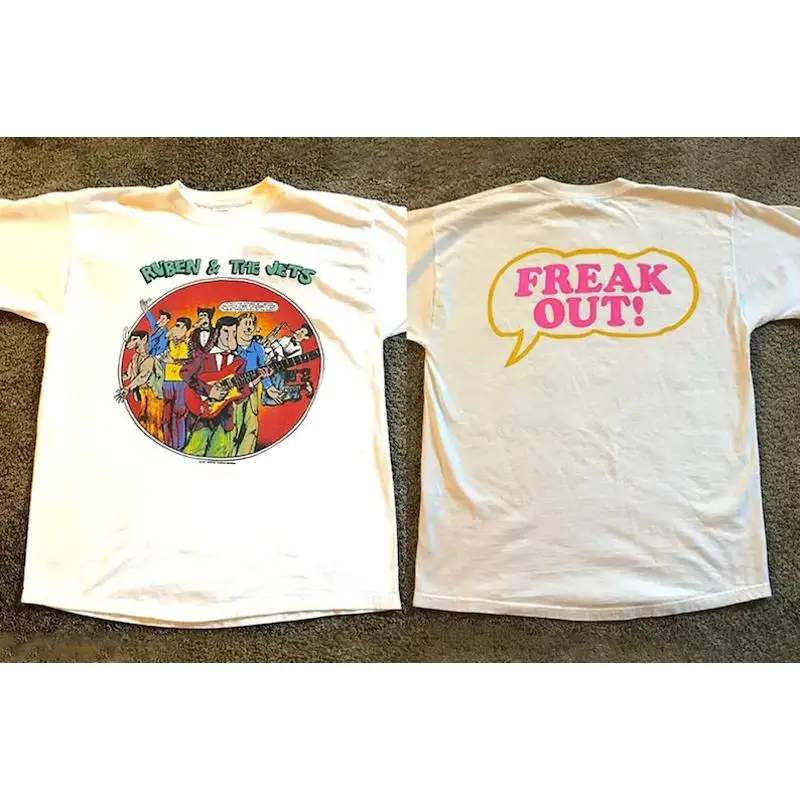 Frank Zappa Barking Pumpkin Records 1987 Retro Style T-Shirt