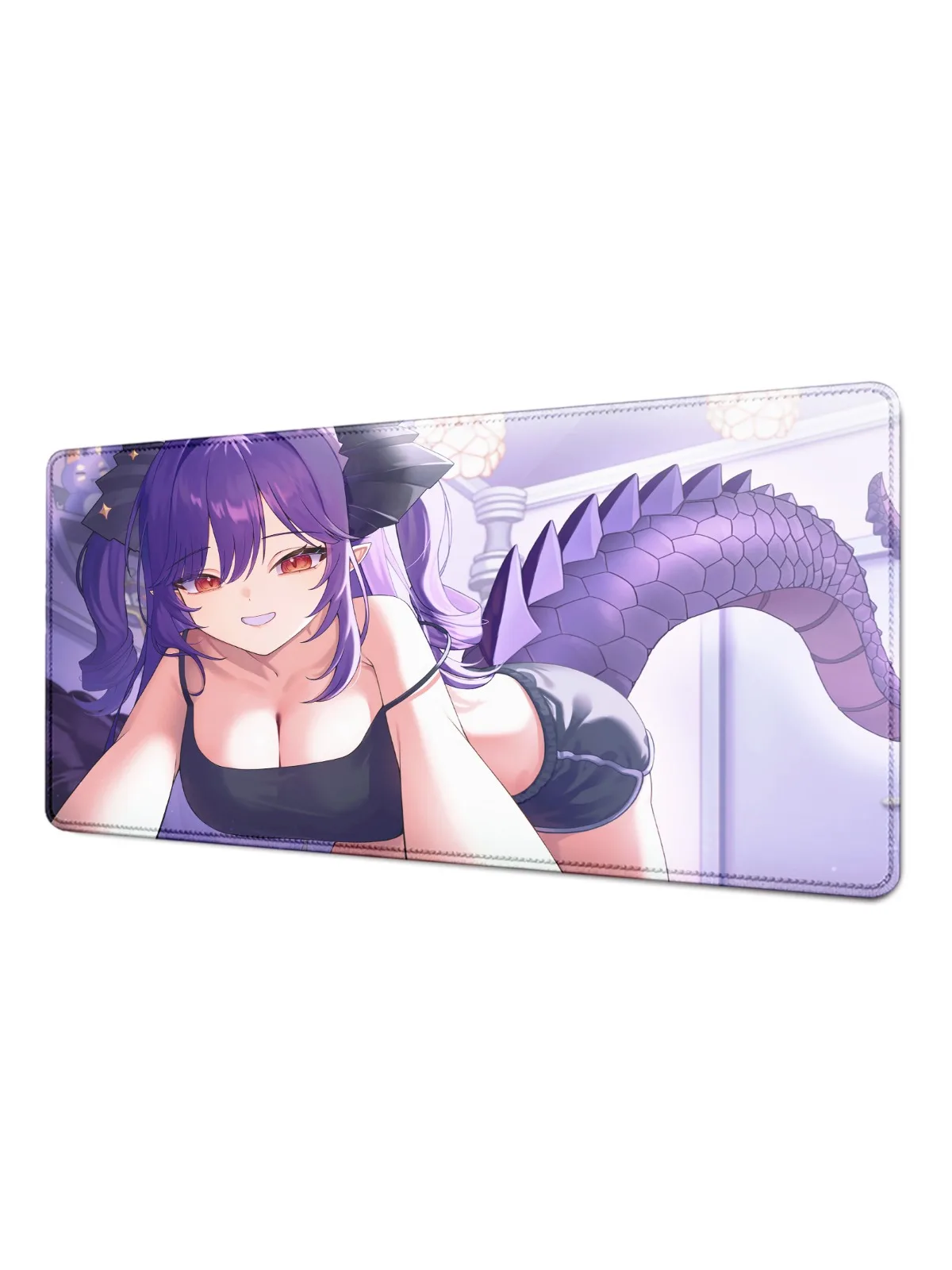 Rutschfeste Tastaturunterlage aus Naturkautschuk, Anime-Mädchen-Tischunterlage, Sakihane Huya Stellive VTuber, Mauspad, Gaming-Zubehör