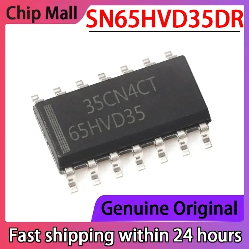 

1PCS Original Stock SN65HVD35DR SN65HVD35 Silk Screen 65HVD35 SOP-14 Interface Driver