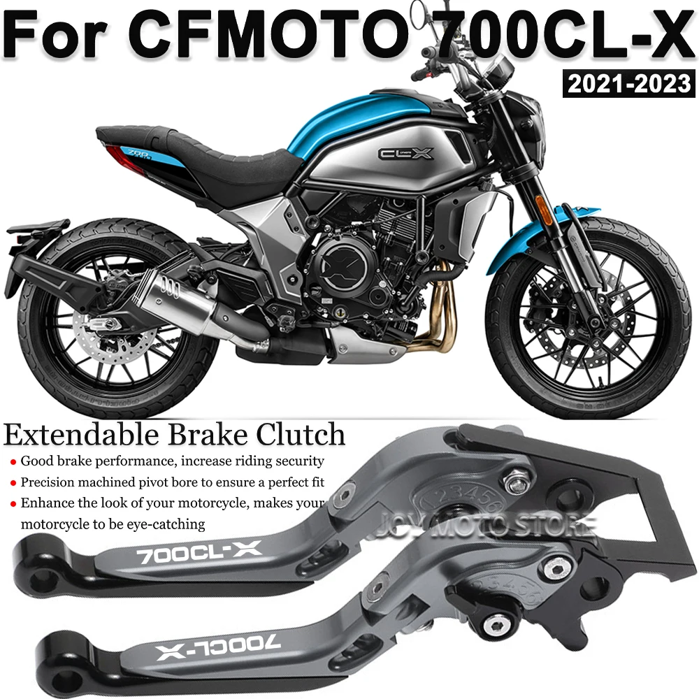 

For CFMOTO 700CL-X 700cl-x 2021-2023 Motorcycle Accessories CNC Adjustable Folding Extendable Brake Clutch Levers Handle