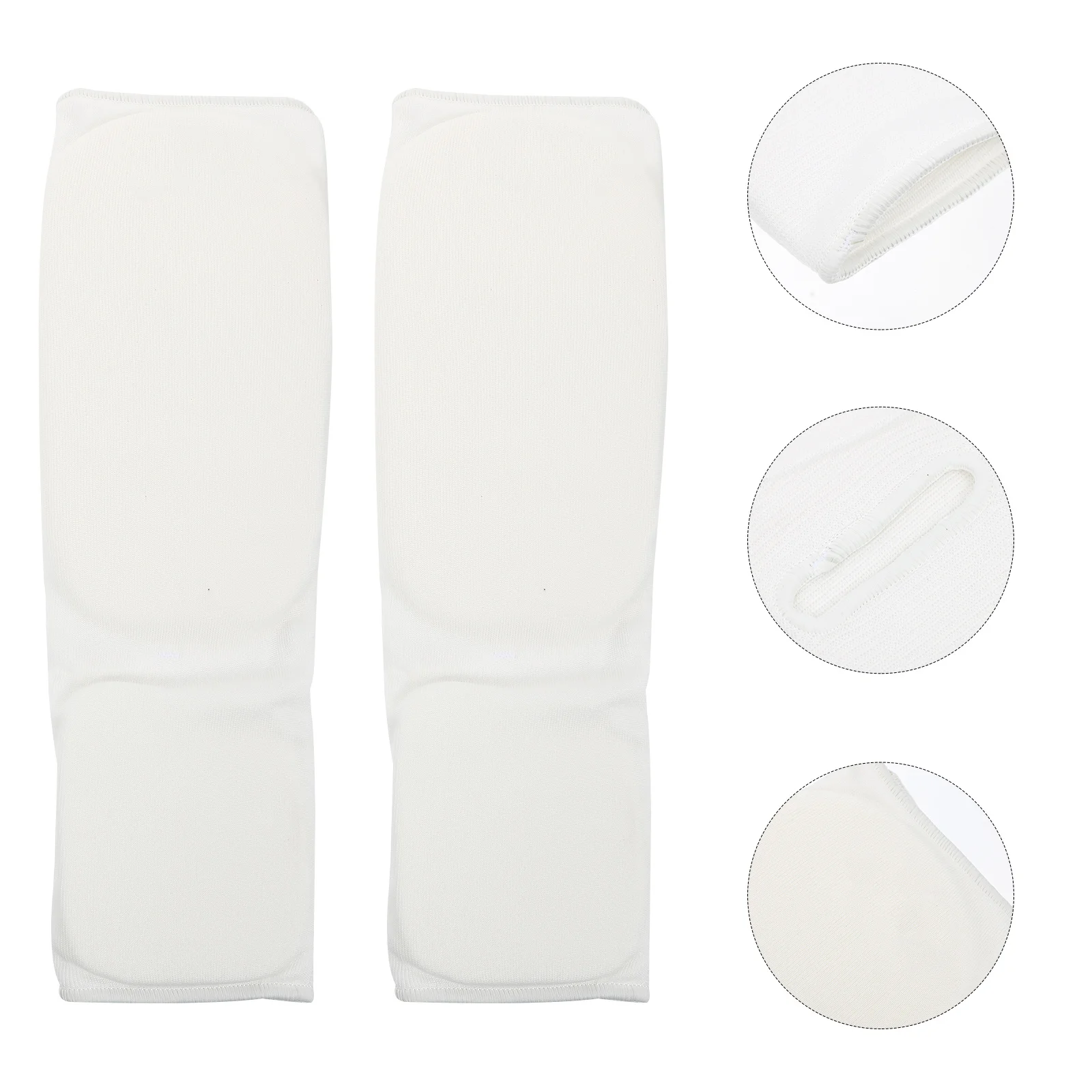 

1Pair Karate Shin Guards Sock Pads Practical Gift for Karate Lovers Protective Gears Protectors Sports Pads Braces