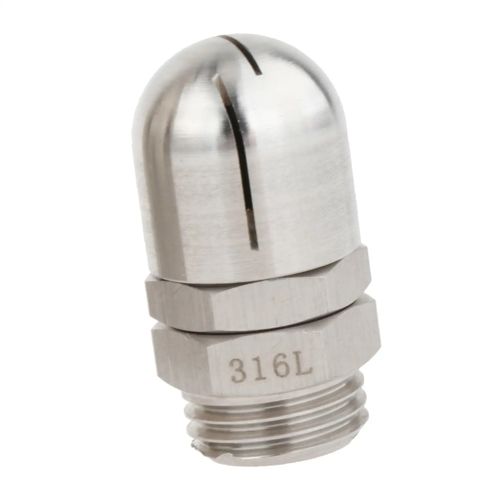 

Rotating Container Washing Spray Nozzle Fittings 1/4 inch Threaded Rotary Cleaning Connector Male Thread Rotary Spray Ball