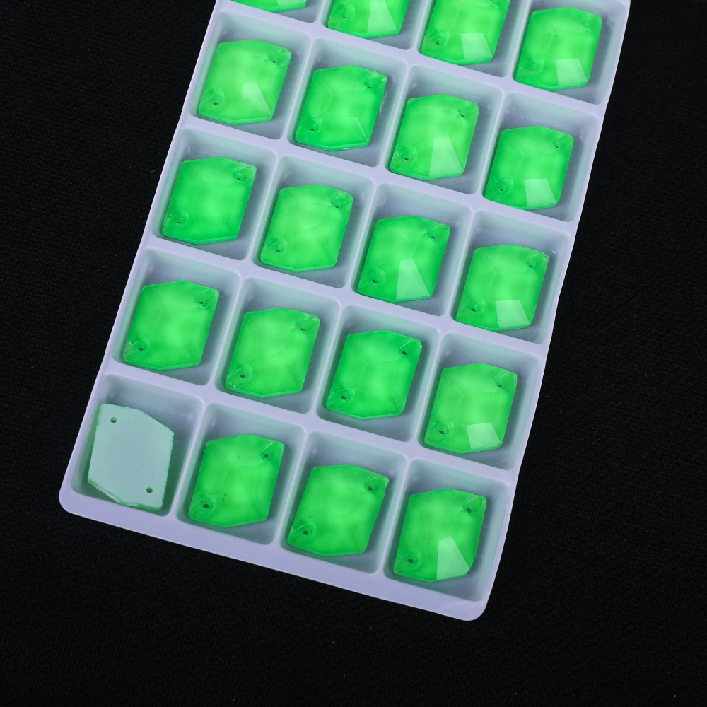 Vc neon fluor zierende kosmische nähen auf Strass kosmischen Nähen Diamant Glas Diamant Flatback DIY Zubehör Hochzeit – Detail 9