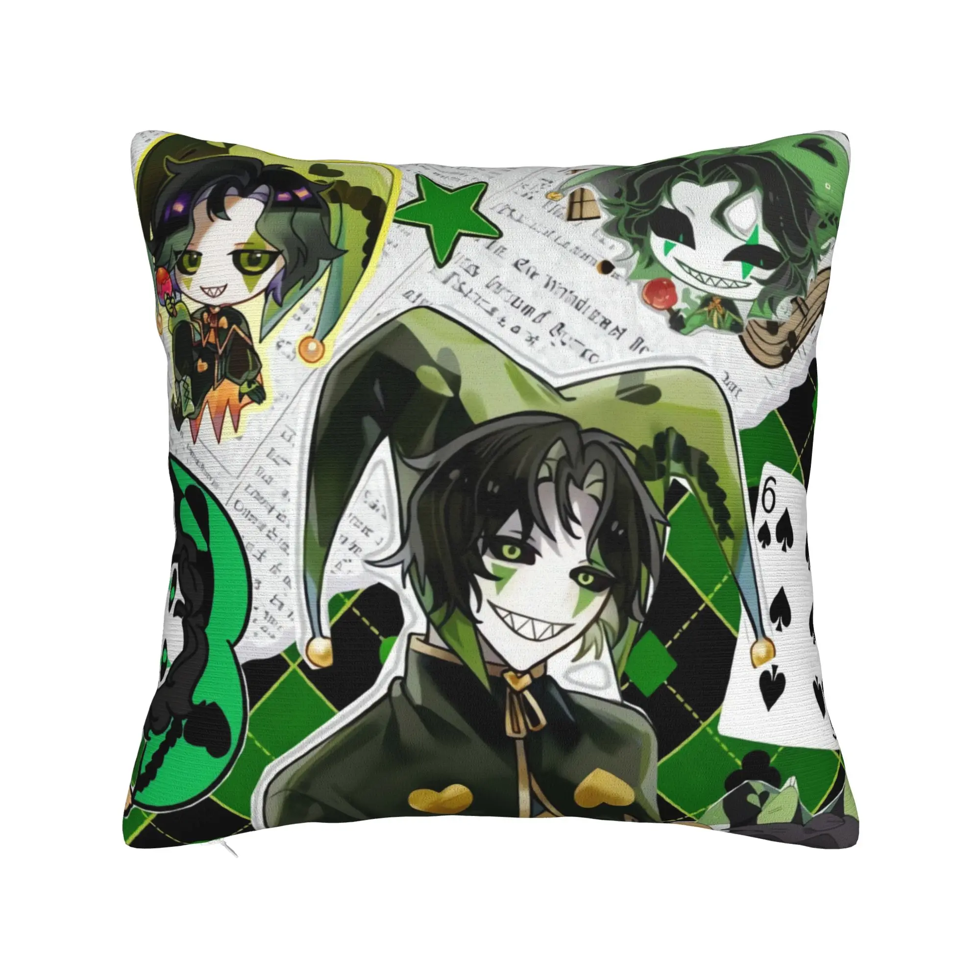 Pillow Case The Freak Circus Soft  Pillow Cover For Sofa Bedroom Home Decor Retro Trendy Pillowcases