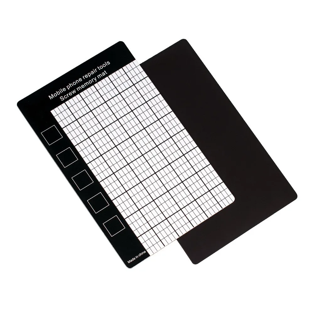 K-888 Magnetic Mat Screw Mat Memory Chart Work Pad Mobile Phone Repair Tools 145 X 90mm Palm Size  Screw Magnetic Work Pad