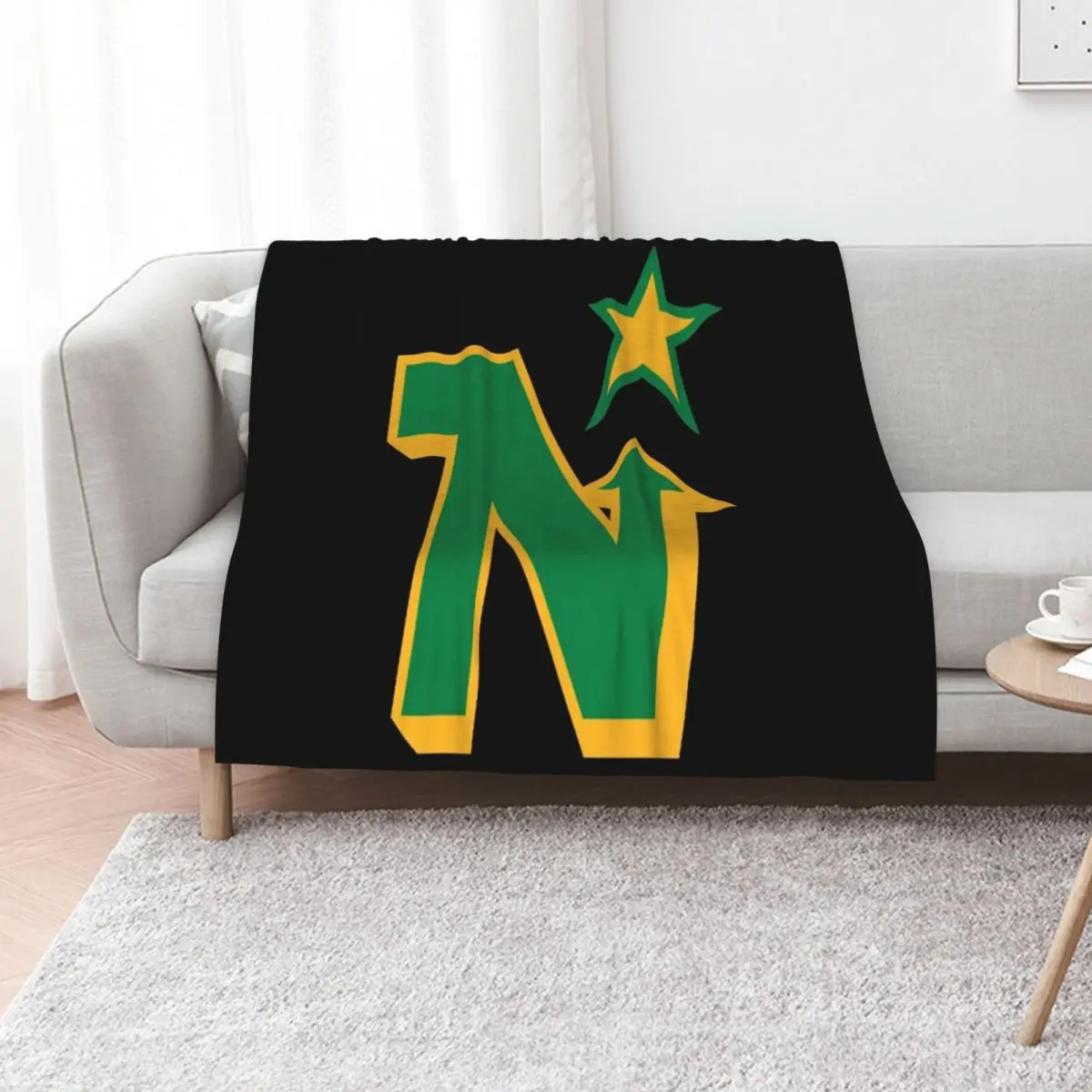 

Defunct Minnesota North Stars Hockey 1991 Throw Blanket decorative Furrys Cute Decorative Sofa Blankets