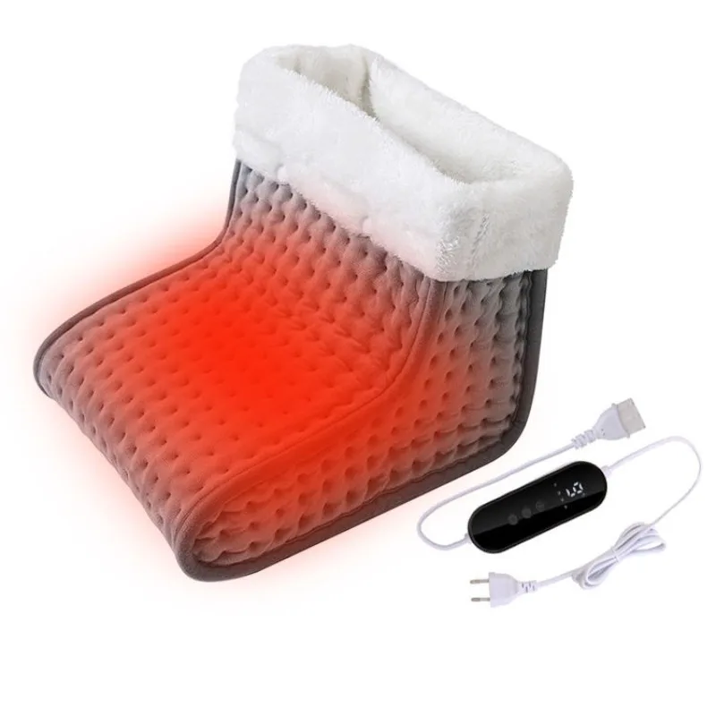 

Быстронагревающая грелка для ног 26x28x22 см, 9-уровневая регулируемая грелка для обуви, которую можно стирать в машине, для домашнего офиса, США, ЕС, Великобритании, Австралии