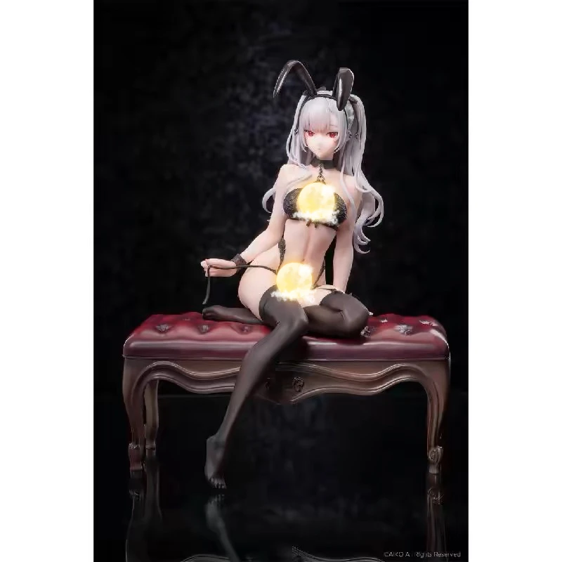 Genuine Stock Reverse Studio AIKOlik Original Artwork Tana Black Rabbit Girl Scenery Item Movable Figurine Model Toy Movie Anime