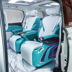 Factory Direct Sale Napa Leather And Plastic Car Modification With Massage And Comfortable Head Rest For maybenz VITO