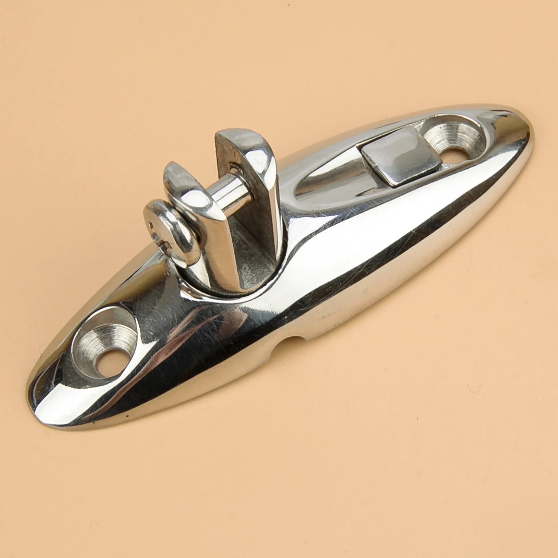 Marine Deck Hinge Mount Bimini Top Hardware fit for Boat RV 316 Stainless Steel Silver Quick Release