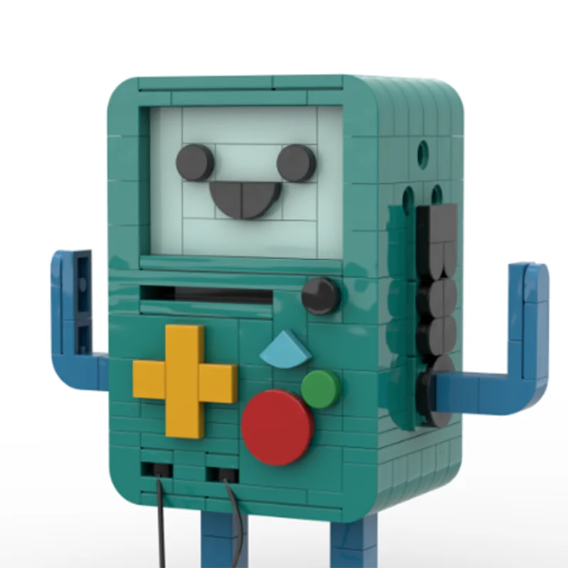 Moc 전자 게임기 BMO Beemo 만화 모델 빌딩 블록 조립 브릭, 소년 장난감, 어린이 크리스마스 선물, 253 개