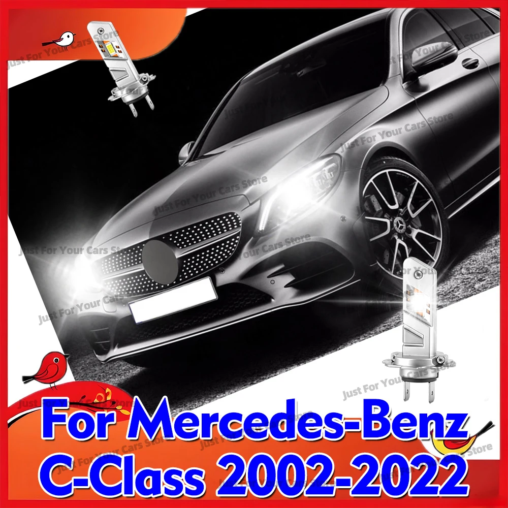 

2x Upgrade CSP Headlight Bulbs 30000LM LED H7 For Mercedes-Benz W203 W204 W205 S203 S204 S205 CL203 C204 C205 C-Class 2002-2022
