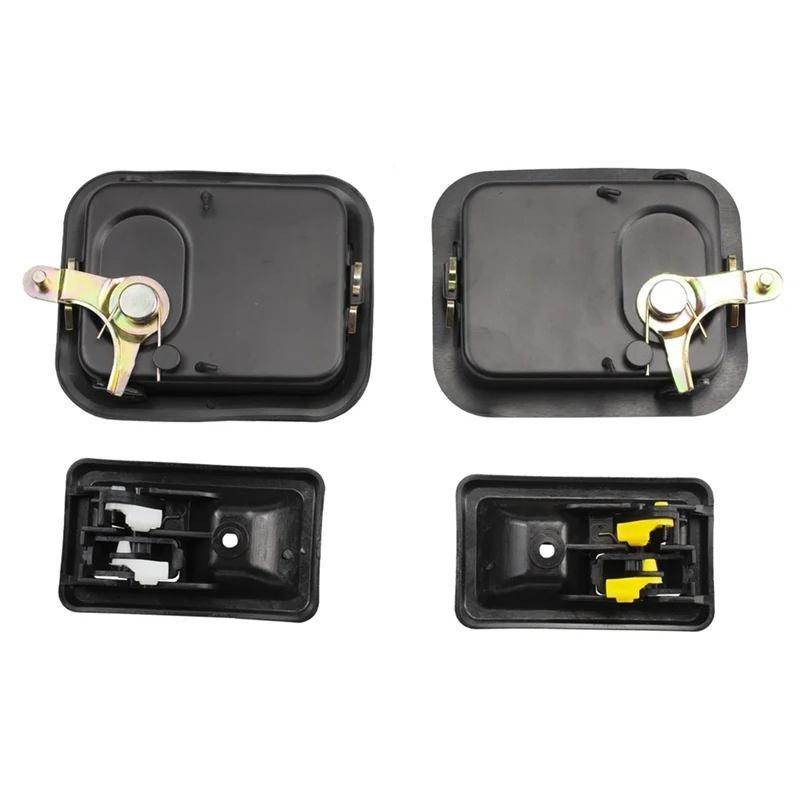 Super Sale 1 Set Car Interior&Exterior Door Handle Left and Right Side for Jeep Wrangler 87-06 Jeep CJ 76-86 55176477AB 55176383 - view 3