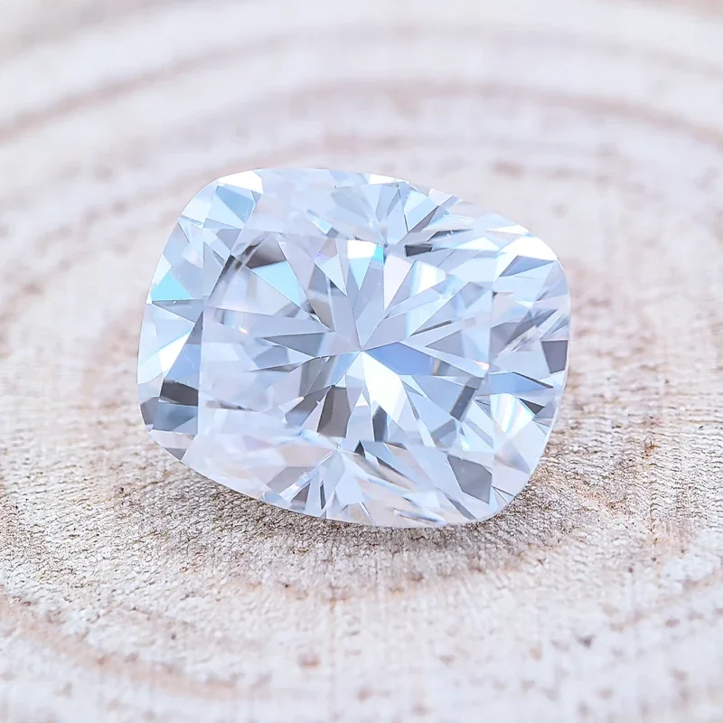 Moissanite Stone Super White D Color VVS1 Rectangle Cushion Shape DIY Advanced Jewelry Making Materials with Certificate