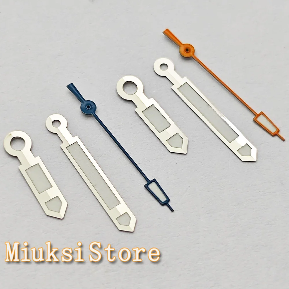 NH35 ساعة فضية الأيدي الخضراء مضيئة صالح NH35 NH36 ETA2824 2836 PT5000 Miyota82-DG ساعة يد تعمل بالحركة اكسسوارات أجزاء #2