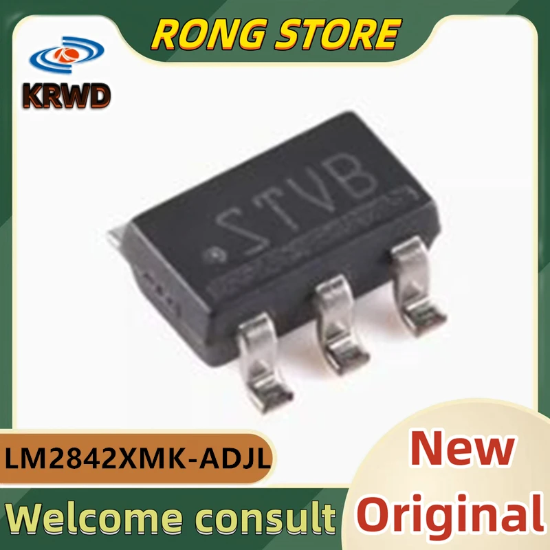 5PCS STVB New and Original Chip IC SOT23-6 LM2842XMK-ADJL LM2842XMK-AD LM2842XMK LM2842XM