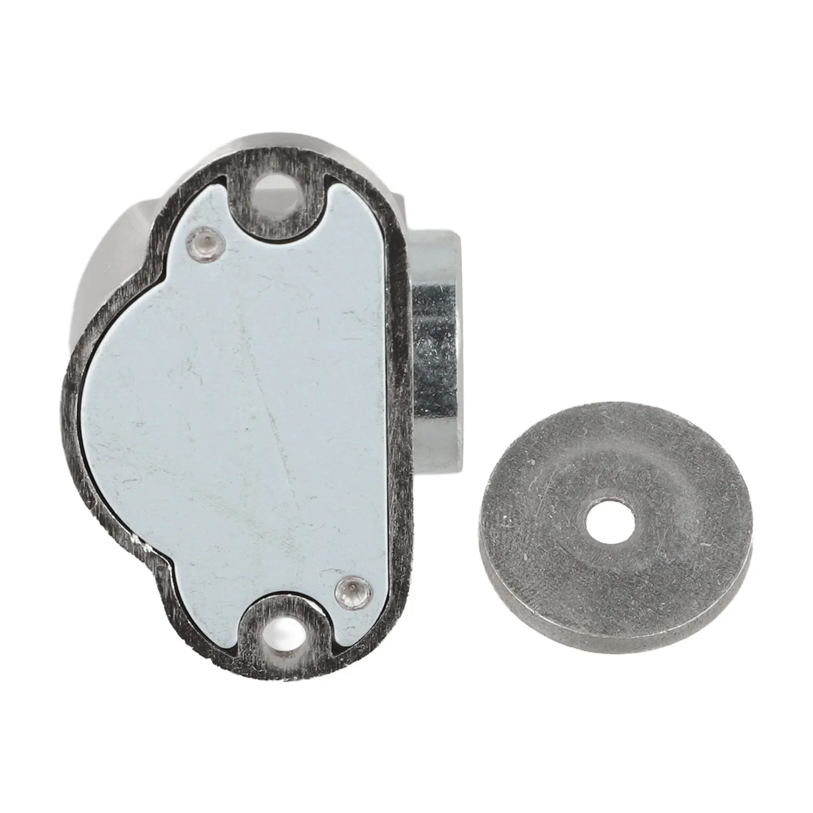 Stainless Steel Door Stop Magnetic Suction Door Stopper Holder Anti Collision Windproof Doorstop Floor Mounted Door Suction