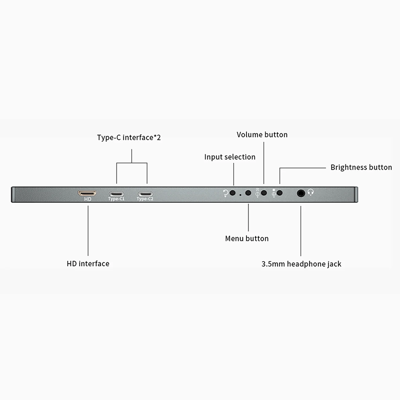 SIBOLAN 15.6" Portable FHD Monitor 2