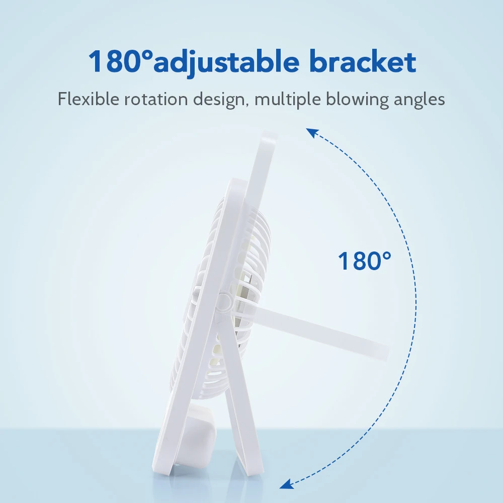 Ventilador de mesa ultrafino portátil ventilador de parede pendurado cinco velocidades forte exibição de energia eólica carregamento usb