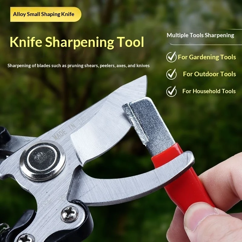 Garden Scissors Sharpener for Pruning Shears Lawn Shears Fruit Tree Pruners Knife Sharpening Stone Kitchen Tool for Blade Repair