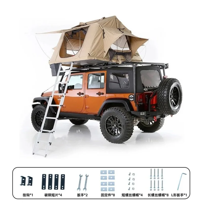 

Водонепроницаемая складная палатка для кемпинга на крышу автомобиля, для 2-3 человек, для активного отдыха и автопутешествий