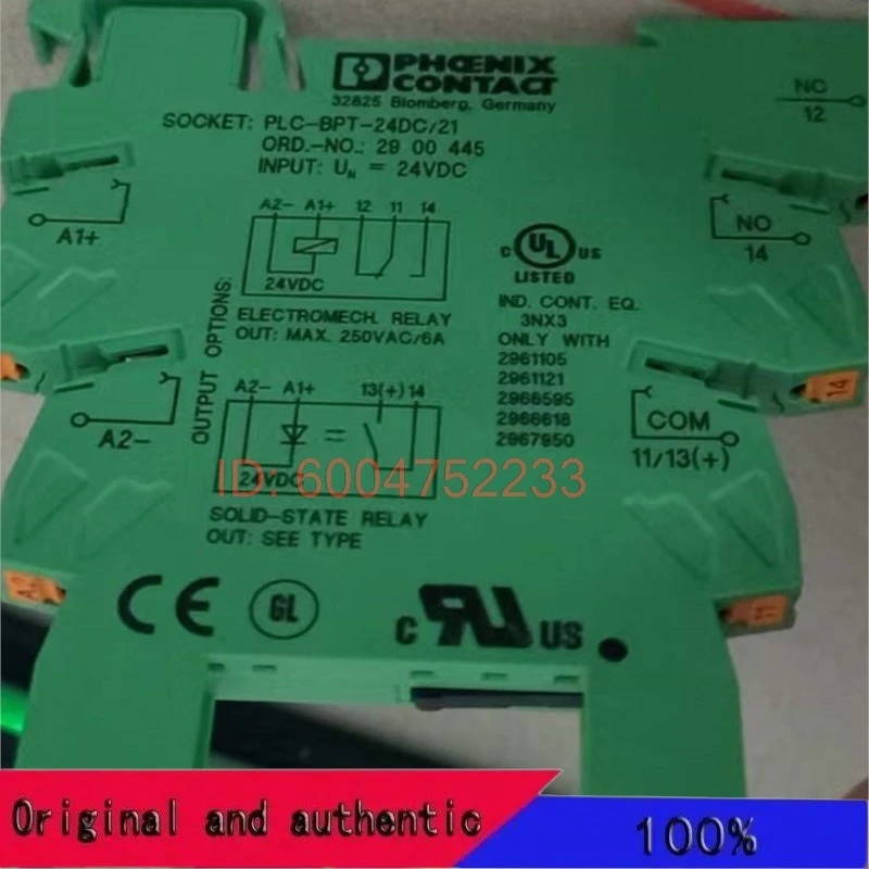 PLC-BPT-24DC/21 2900445 Relay Socket
