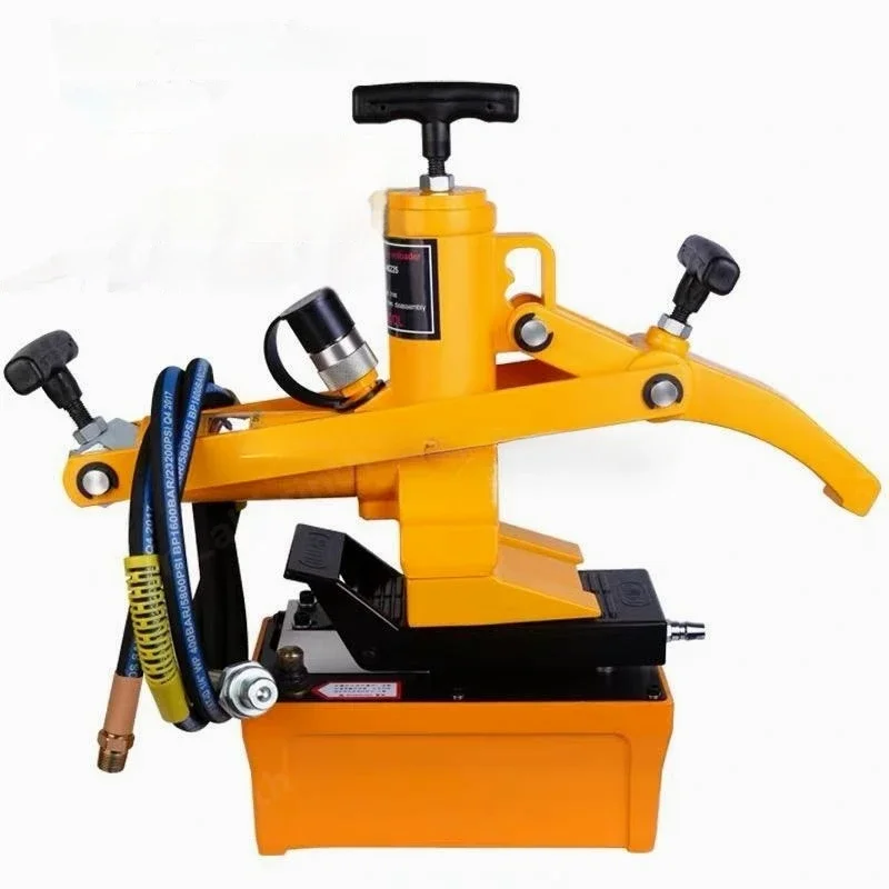 Forklift Tire Scraper Tyre Picker Pneumatic Portable Press Hydraulic Stripper Loader Picker Scraper Tool Pedal