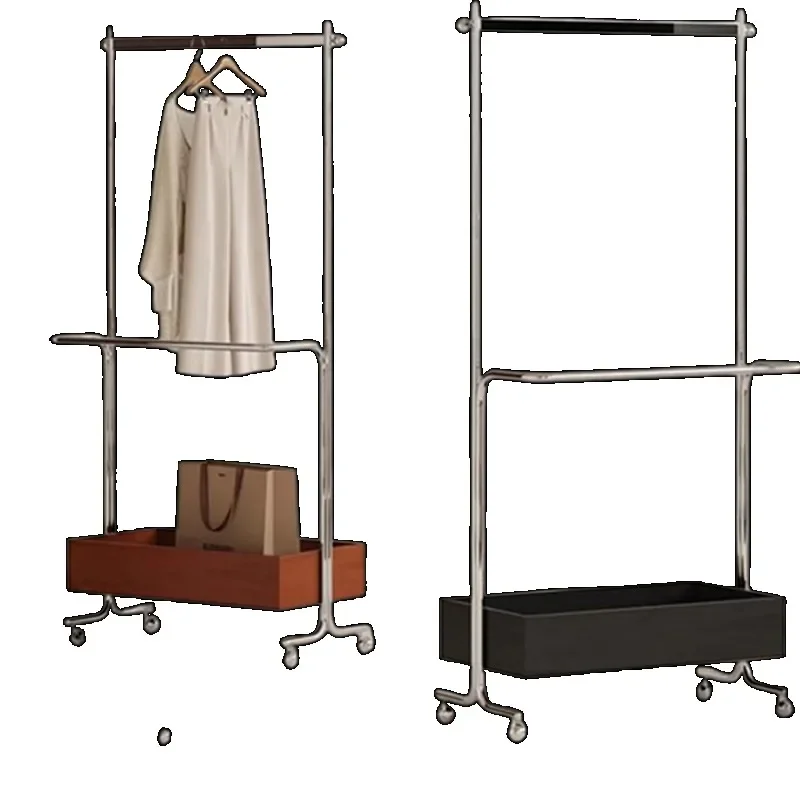 

Solid Wood Balcony Coat Racks Minimalist Floor Vintage Modern Coat Racks Nordic Storage Recibidor De Entrada Mueble Furniture