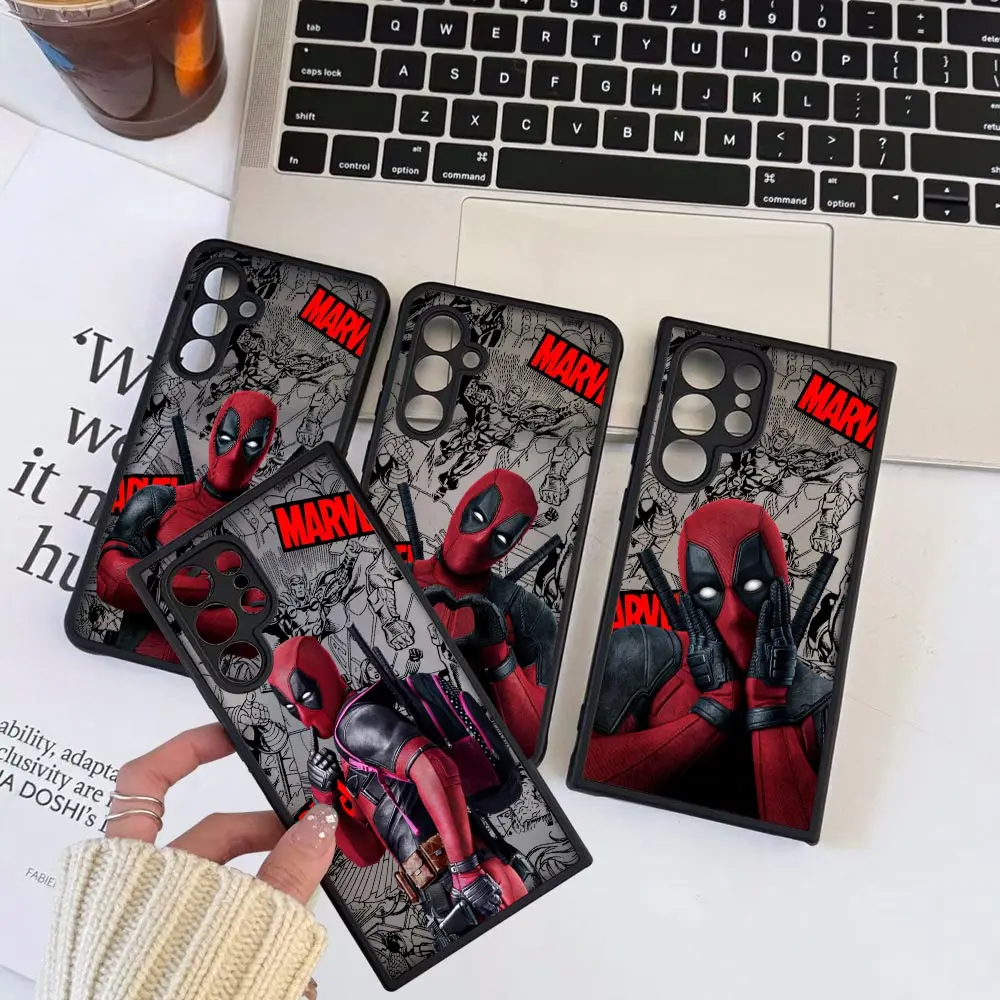 

Marvel The Avengers Deadpool Case For Samsung Galaxy A17 A16 A15 A14 A13 A07 A06 A05 M62 M53 M52 M51 M32 M31 Transparent Cover
