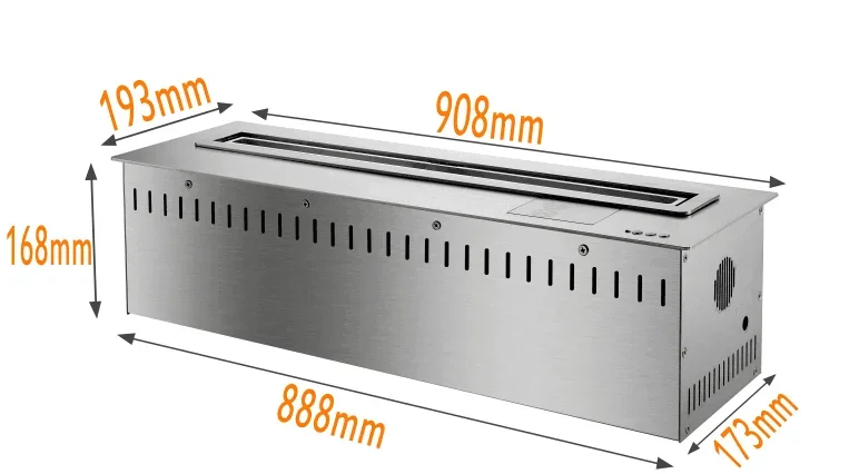 36 inch real fire wifi intelligent electric smart bio-ethanol fireplace