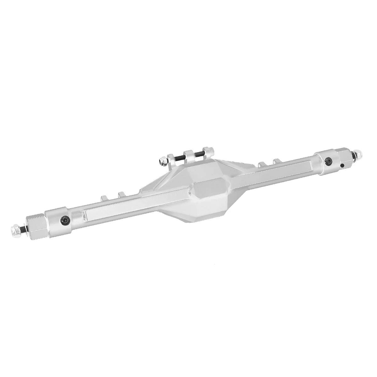 CNC Metaal Aluminium Voor Achter Rechte Complete As Set Voor 1/10 Axiale SCX10 II 90046 90047 RC Crawler Upgrade Onderdelen