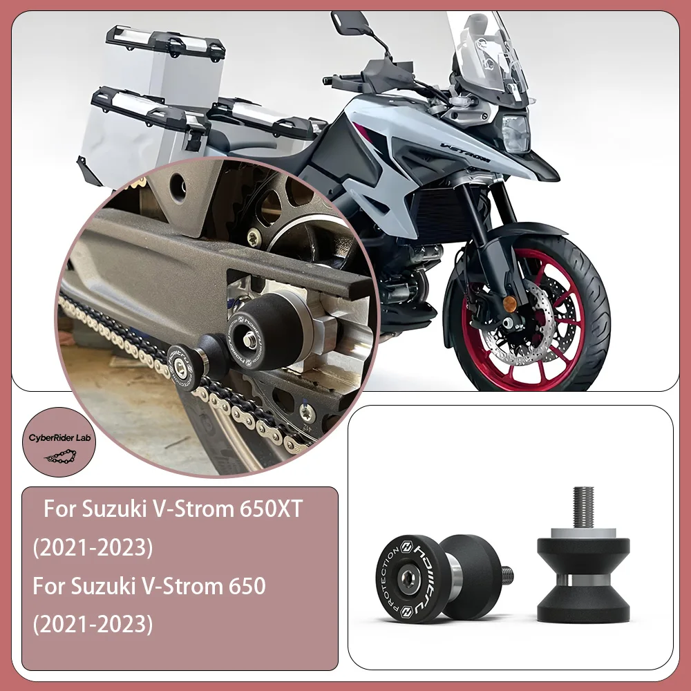 

For Suzuki V-Strom 650/650XT 2012-2023 CNC Paddock Bobbins - No Tools Needed Back to School Rider Gift​​