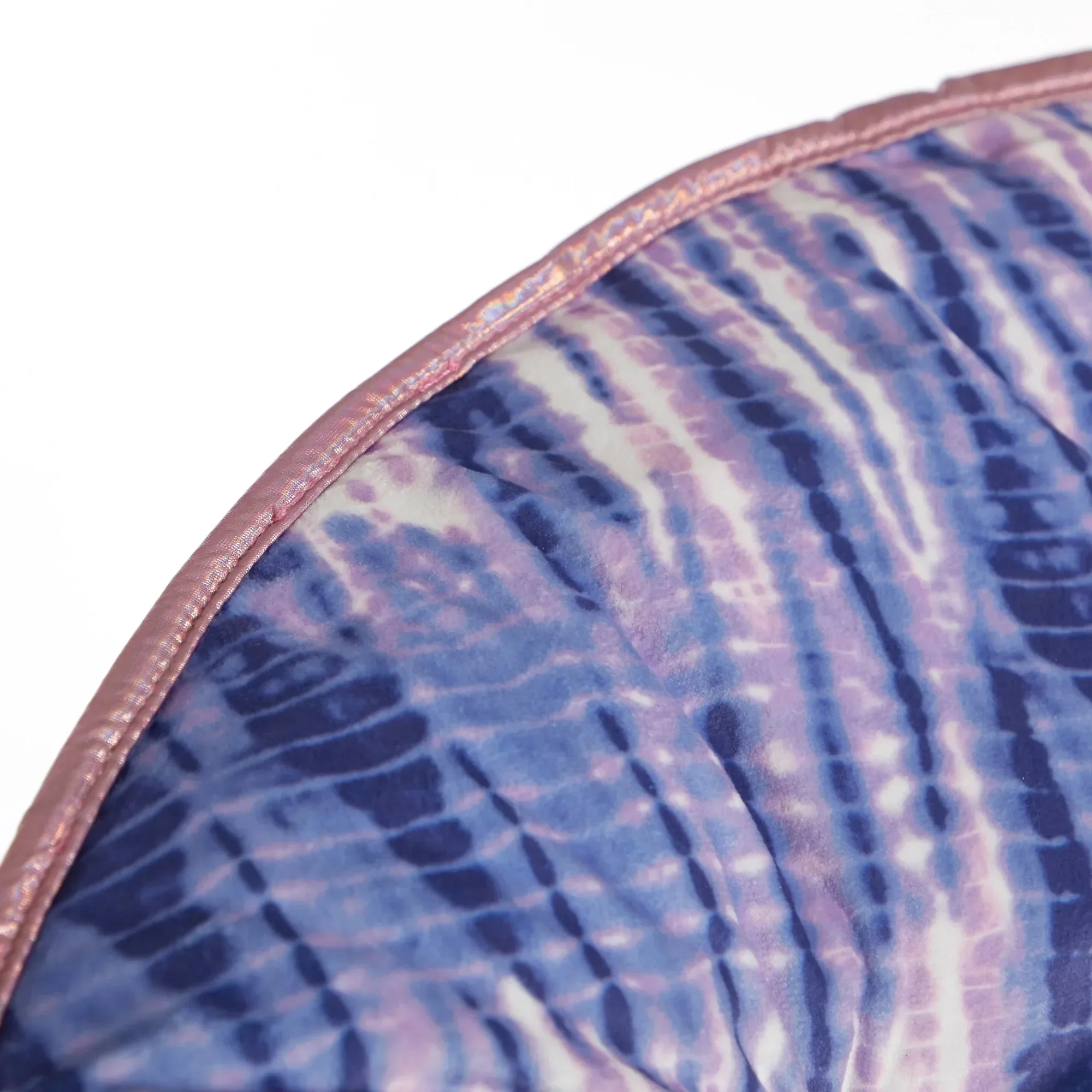 كرسي قمر مطبوع من القطيفة، مقعد أرجواني فروي مقاس 30 بوصة للقراءة، ديكور غرفة الألعاب