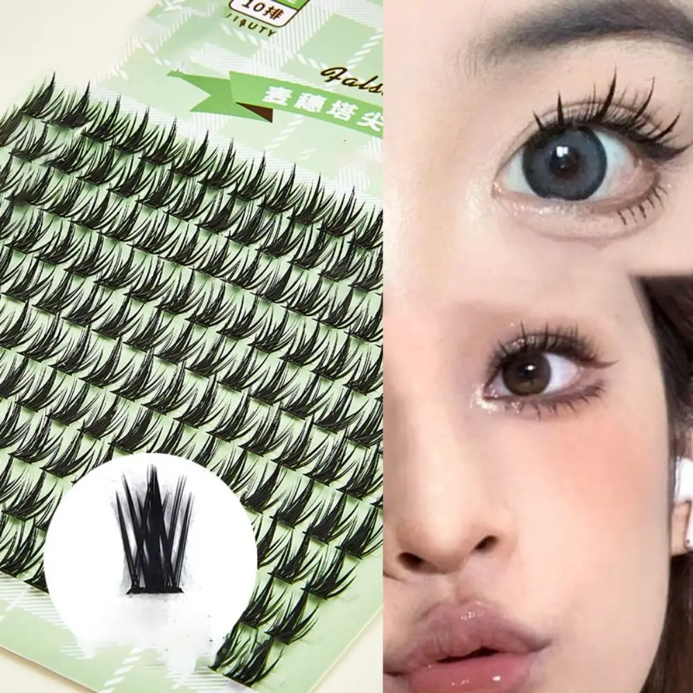 Natural Sunflower False Eyelashes Lovable Hard Stem Lazy Trilogy Fake Eyelashes Clusters Large Capacity Manga Lashes Newbie