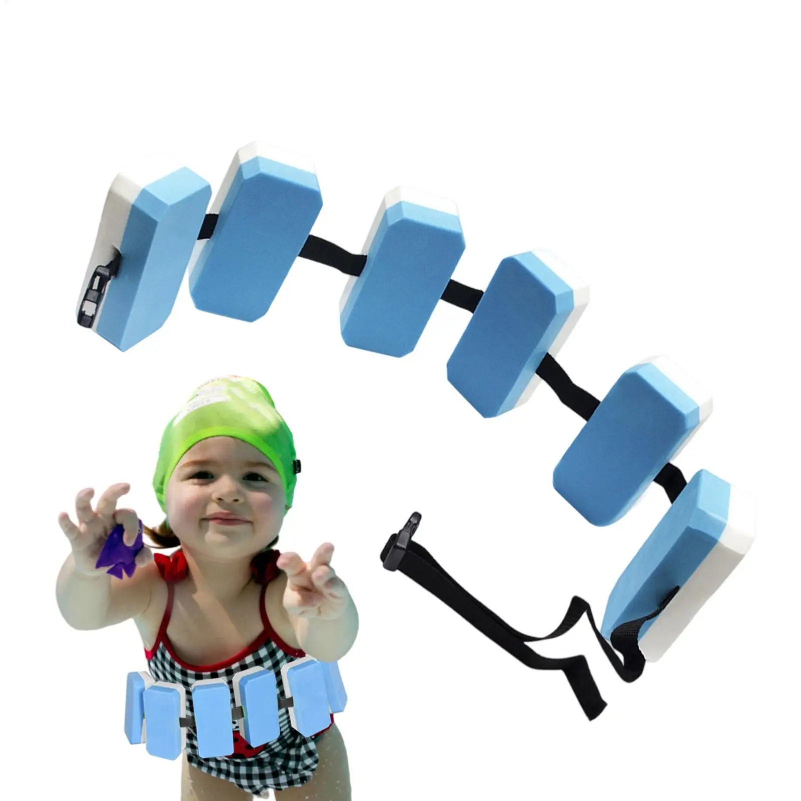 Swimming Belt For Kids Pool Swim Bubble Float Belt For Kids Adjustable Training Aid Safety Floating Board For Beginner Swimmer