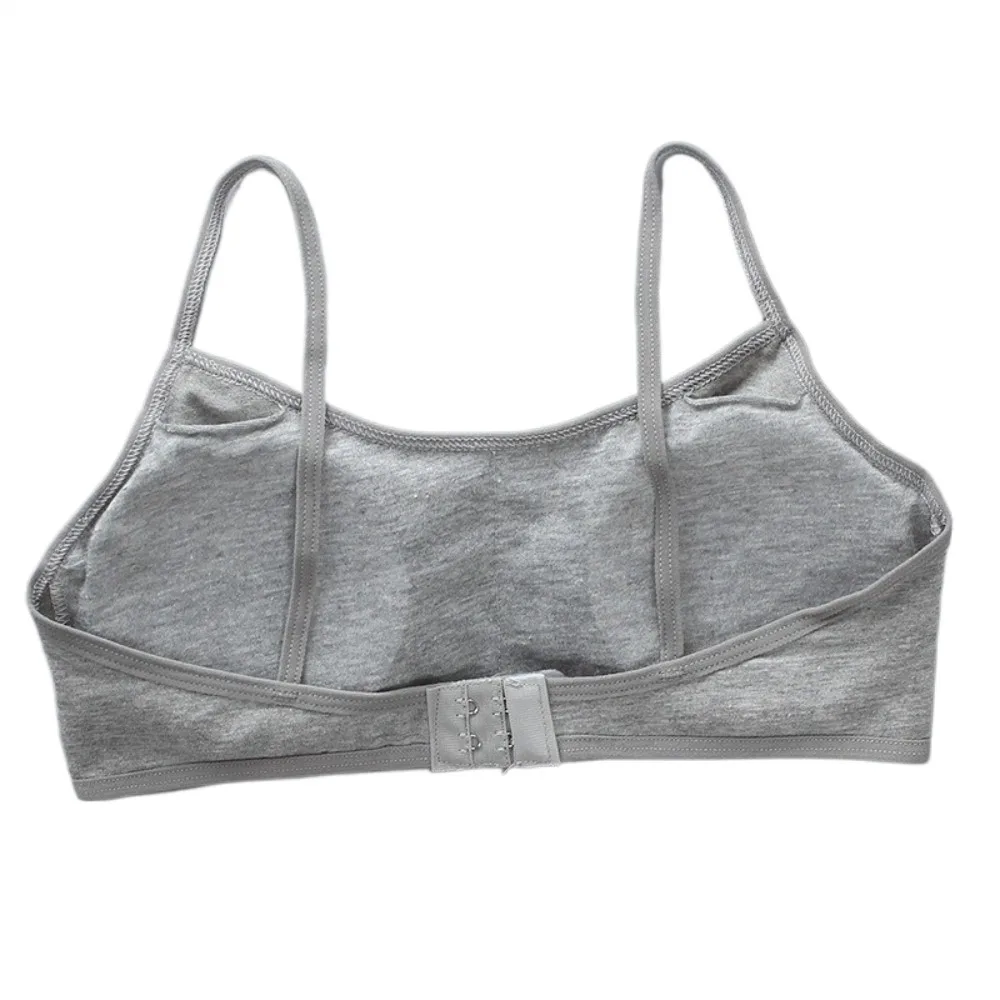 

Хлопковые бюстгальтеры для девочек-подростков, дышащие повседневные детские спортивные тренировочные бюстгальтеры, развивающие бюстгальтеры, нижнее белье, мягкие жилеты