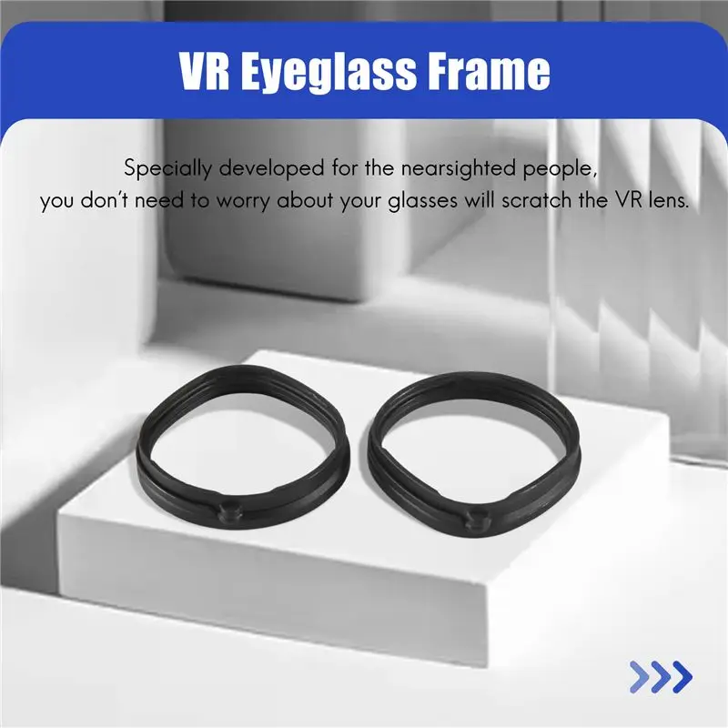Quality for Oculus Quest 2 VR Magnetic Eyeglass Lens Frame Quick Disassemble Clip Lens Protection for VR Glasses(Without Lens)