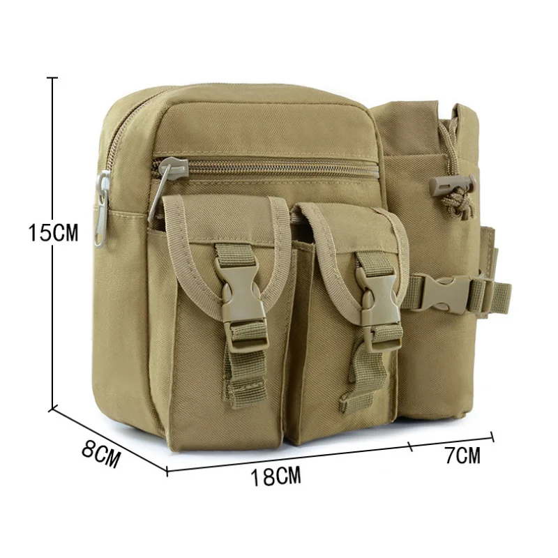 Impermeável Multi-Function Tactical Waist Packs, Esportes ao ar livre, Camping, Pesca, Caça, Unisex Travel Bags, Moda