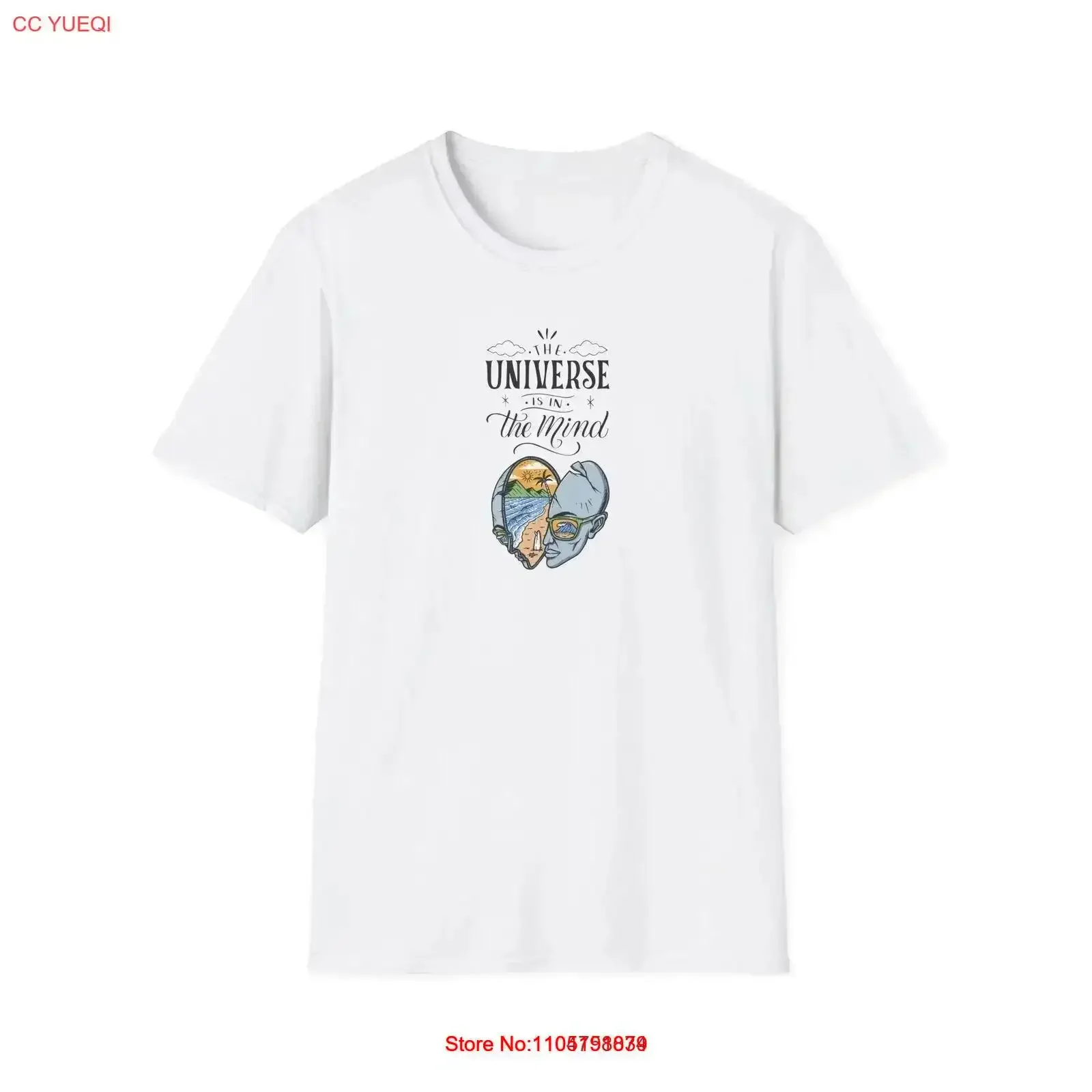 

Футболка Softstyle Mindful Design for Dreamers, винтажная стираная уличная одежда, дышащий топ, повседневная одежда, модная слегка винтажная одежда