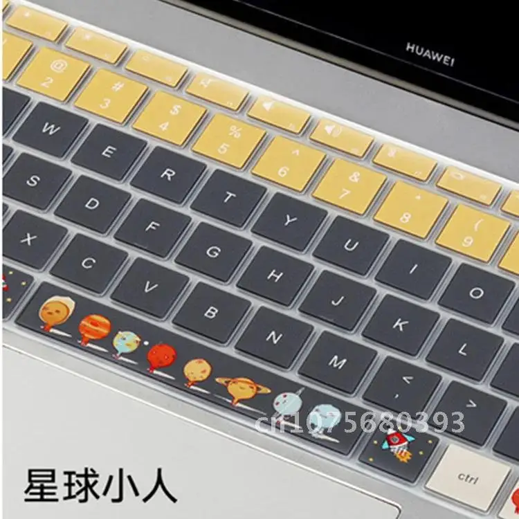 

Keyboard Cover Stickers for Huawei Matebook X Pro 13.9 D14 D15 Soft Silicone English Alphabet Letters Protective Film