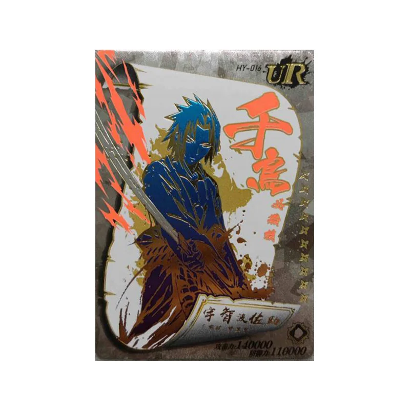 Anime NARUTO Rare UR Refraction Foil Pain Uchiha Itachi Jiraiya Senju Hashirama Toys for boys Collectible Cards Birthday Present