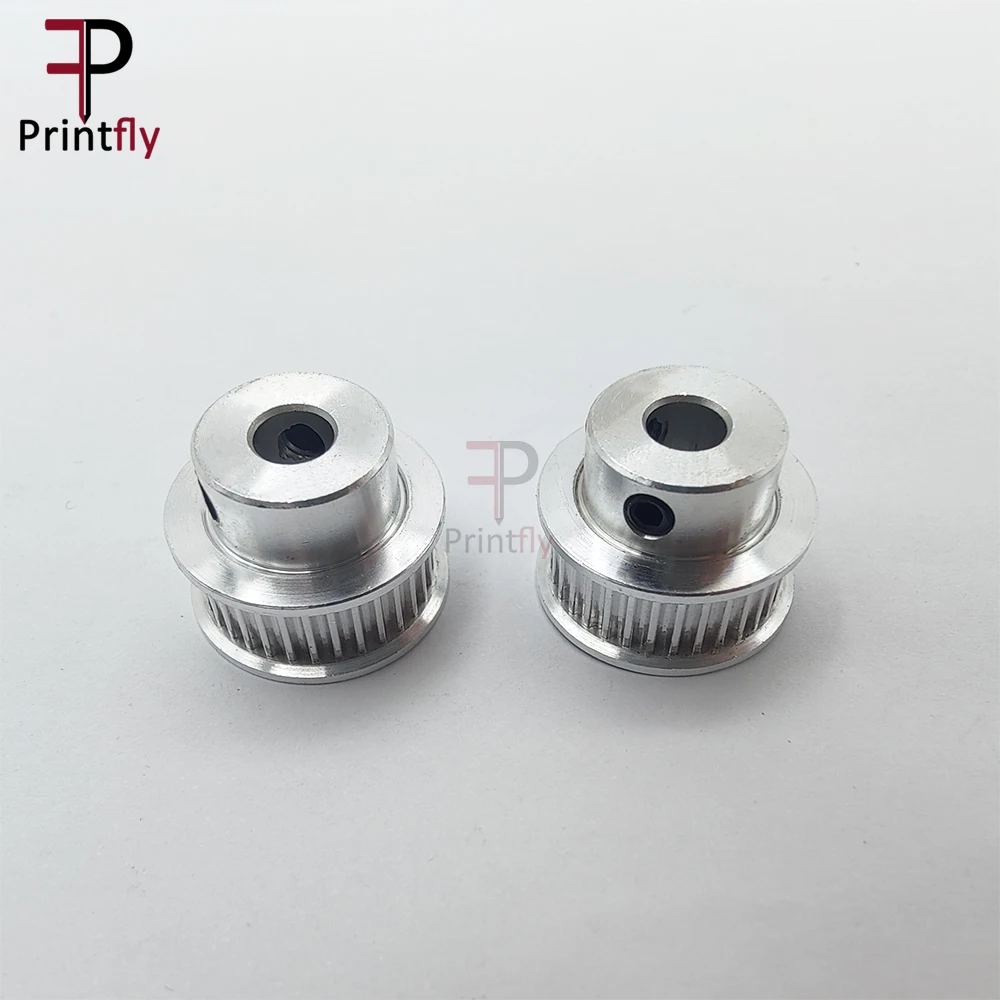 Printfly 2GT 32 Teeth GT2 Timing Pulley 2M Bore5/6/6.35/8/10mm For Belt Width 6/9/10mm GT Timing Belt GT2 Pulley Belt 32T